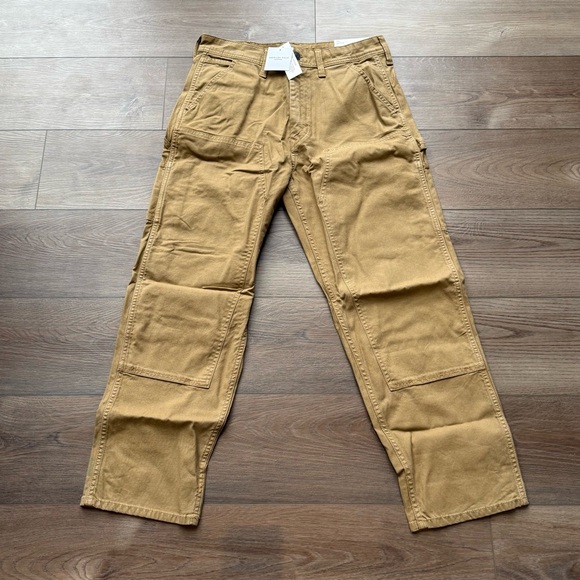 Men’s Size 31x32 American Eagle Outfitters Carpenter Khaki Pants Tan - Picture 1 of 10